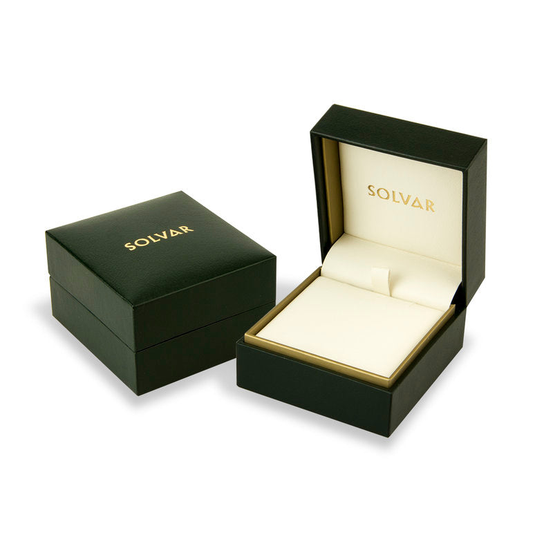 9K Gold Small Enamel Shamrock Charm - Skellig Gift Store