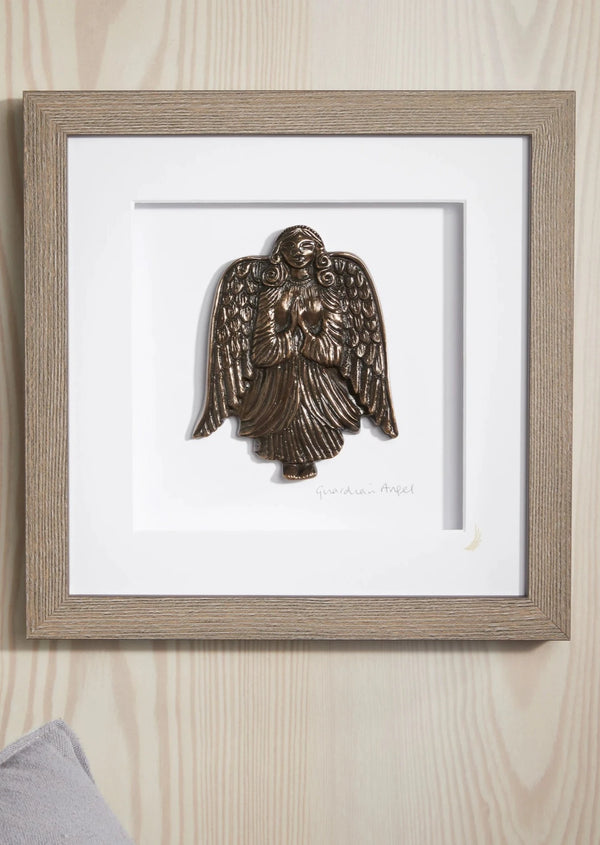Wild Goose Guardian Angel Bronze Plaque