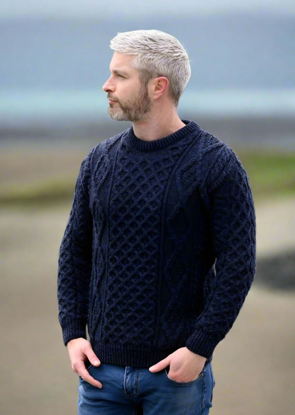 Aran Wool Sweaters Aran Woollen Mills Men's Wool Sweater