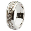 Gents Silver Celtic Knot Wedding Ring