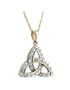 9K Gold Diamond Illusion Trinity Pendant *Limited Stock*