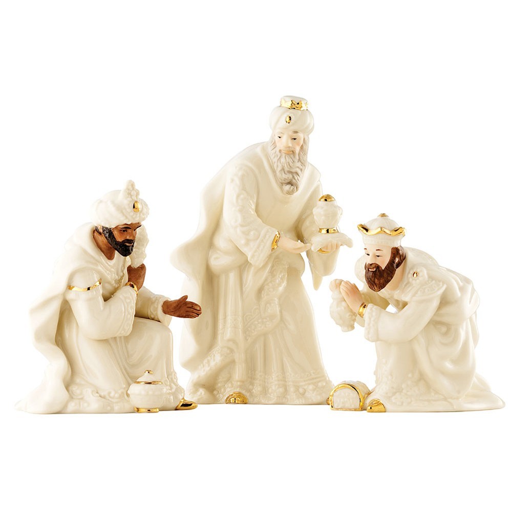 Belleek Christmas Nativity Three Kings Set 7253 - Skellig Gift Store