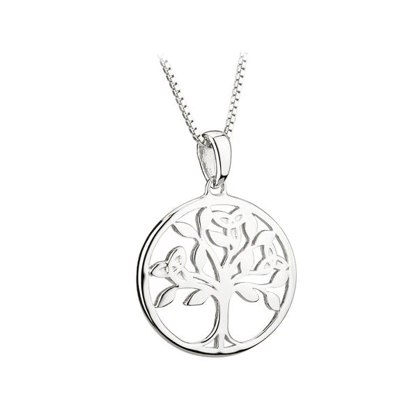 Solvar Sterling Silver Tree Of Life Pendant S46479