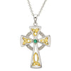 Celtic Diamond Emerald Cross