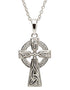 Celtic Trinity Knot Silver Cross