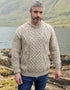 Aran Men's Oatmeal Sweater