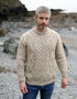 Aran Wool Sweater | Oatmeal