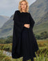 Jimmy Hourihan Black Cape with Convertible Hood