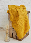 Aran Patchwork Blanket | Sunflower