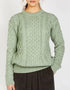IrelandsEye Aran Sweater | Sage Marl