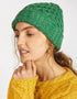 IrelandsEye Aran Hat | Green Marl