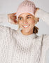 IrelandsEye Luxe Aran Hat | Pink Mist