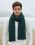 IrelandsEye Ribbed Merino Scarf | Green