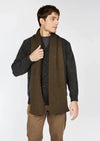 Ribbed Merino Scarf | Forest Marl