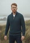 Aran Fisherman's 1/2 zip Sweater 