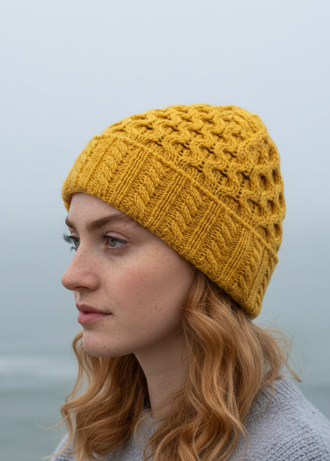 Aran Hat | Sunflower