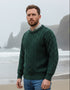 Inis Mor Aran Sweater | Green