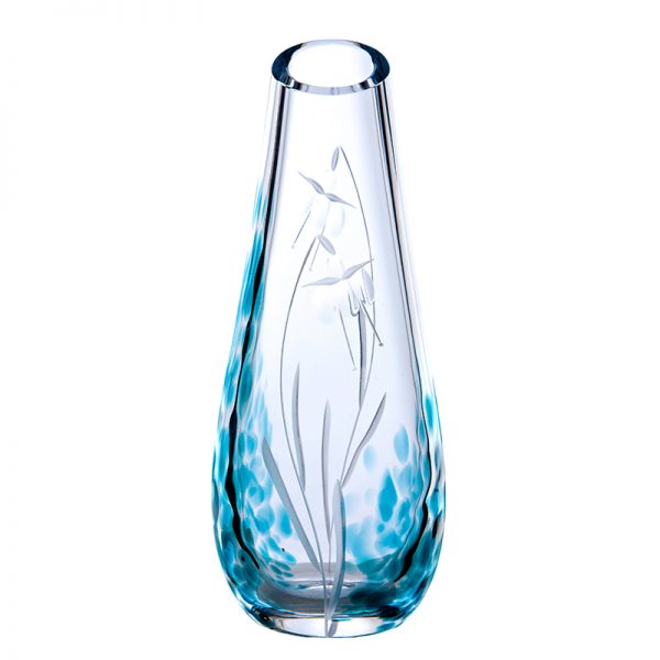 Celtic Meadow Irish Glass Bud Vase