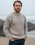 Inis Mor Aran Sweater | Oatmeal