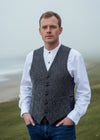 Donegal Tweed Charcoal Waistcoat