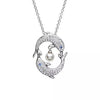 Ocean Jewellery Crystal and Pearl Dolphin Necklace