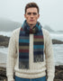 Foxford Lambswool Scarf | Armada Stripe