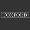 Foxford Blue & White Herringbone Cashmere Scarf
