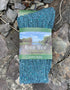 Turquoise Irish Wool Neppy Socks | Large