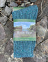 Turquoise Irish Wool Neppy Socks | Women's