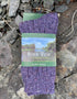 Purple Irish Wool Neppy Socks | Women's
