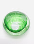 Green Shamrock Glass Paper Weight