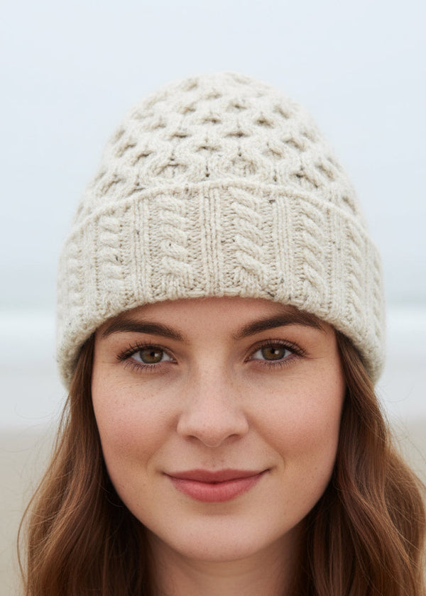 Irelands Eye Chalkstone Luxe Aran Hat