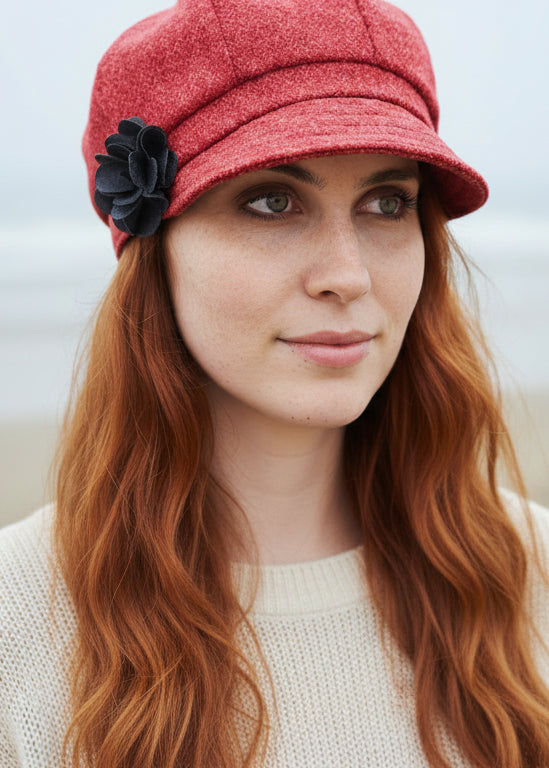 Ladies Coral Mucros Newsboy