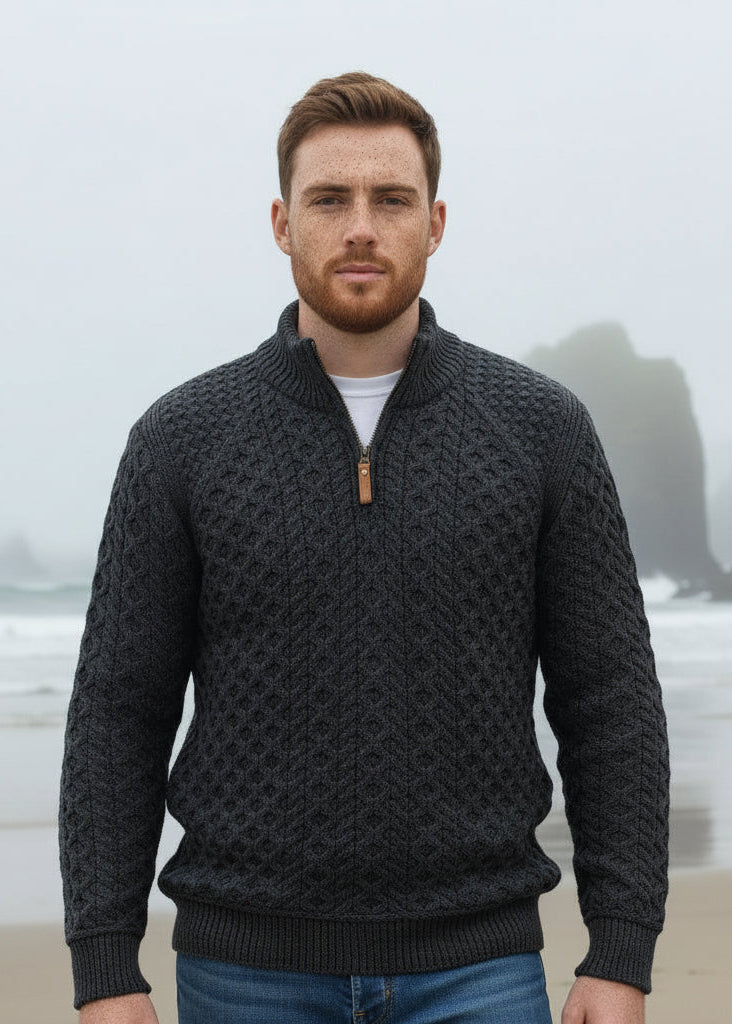 Men's Super Soft 1/2 Zip Sweater 