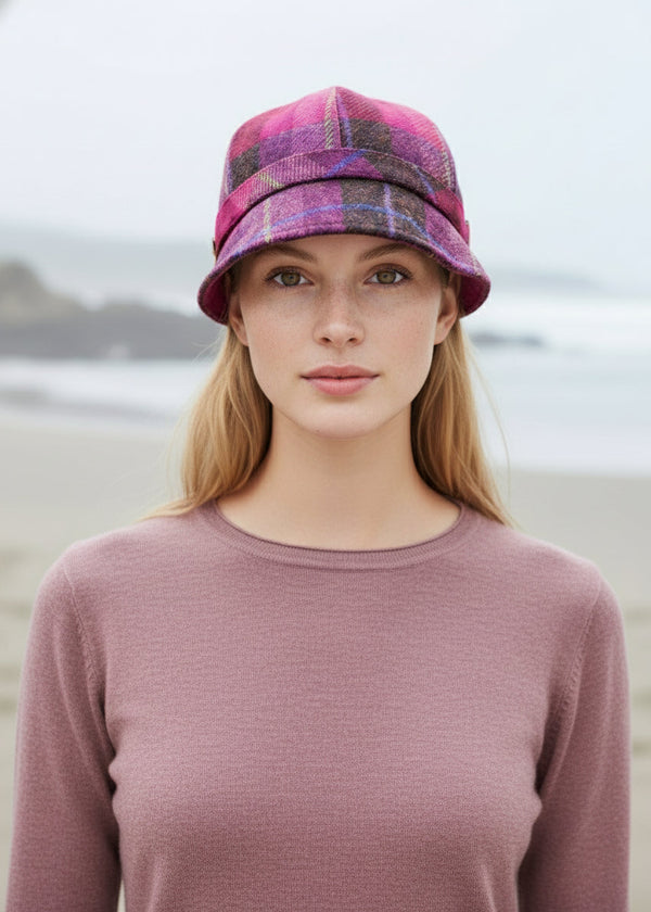 Ladies Pink Mucros Flapper Hat