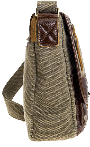 Traditional Tweed & Leather Single Buckle Bag - Skellig Gift Store