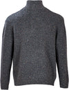 Aran Troyer Zip Sweater - Graphite