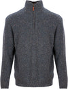 Men's Donegal Wool 1/4 Zip Sweater