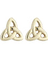 14K Gold Trinity Knot Earrings