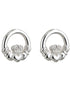 Silver Claddagh Kids Earrings
