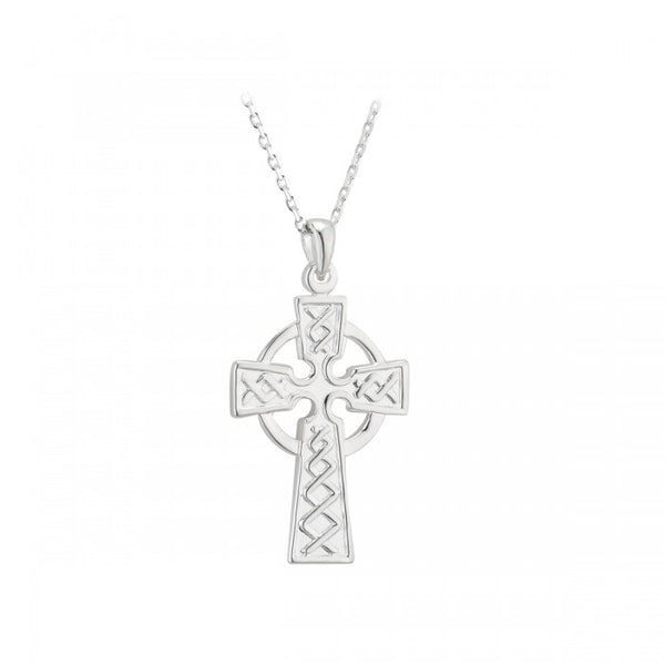 Sterlings Silver Celtic Cross Pendant