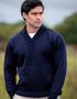 Aran Crafts Shawl Collar Sweater | End of Line