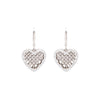 Celtic Heart Sterling Silver Earrings