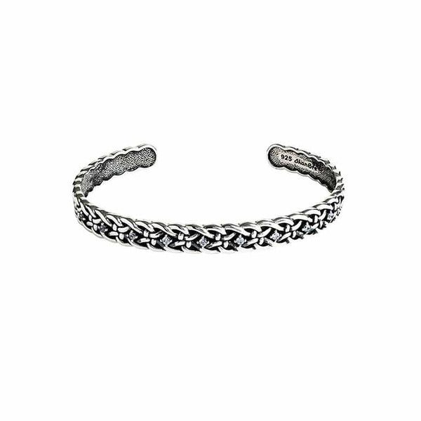 Sterling Silver Sailors Knot Bangle