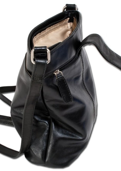 Lee River Leather Torc Bag | Black