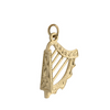 Solvar Small 9k Gold Harp Charm s8179