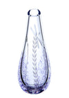 Wild Heather Irish Glass Bud Vase