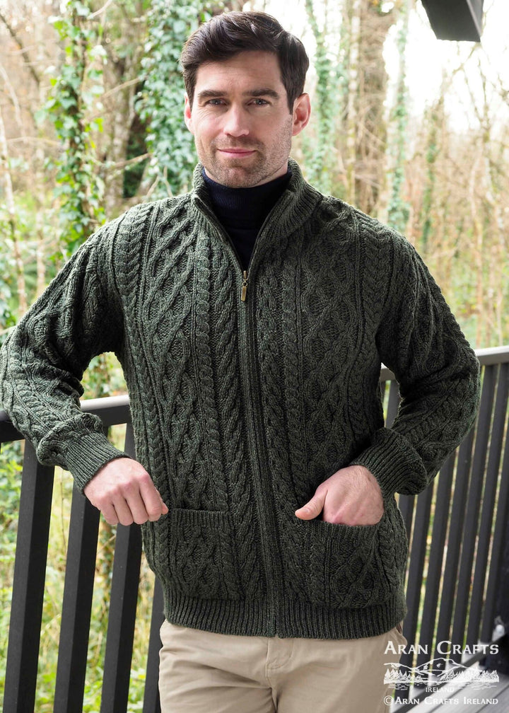 Mens Aran Sweaters | Made in Ireland | 100% Merino Wool