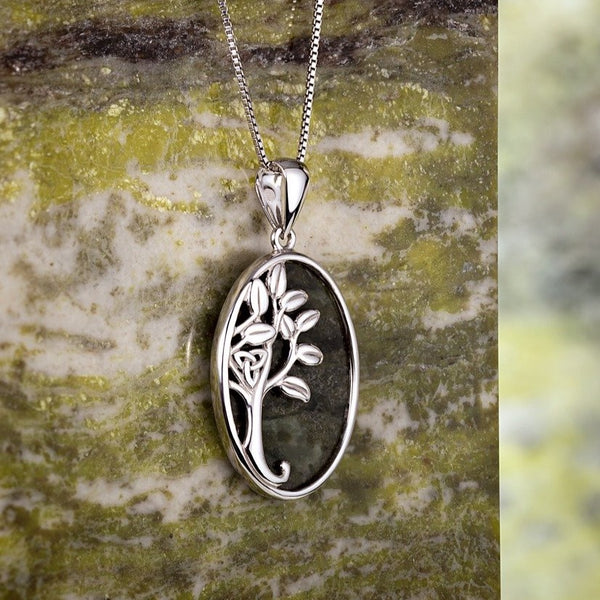 Connemara Marble Tree Of Life Necklace