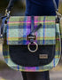 Mucros Grace Bag | Green Purple Check